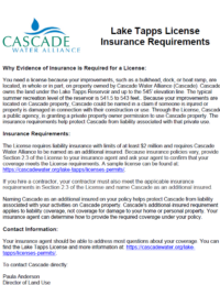 Screenshot insurance requirements